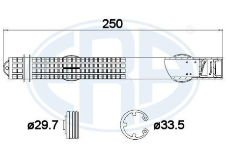 Осушувач кондицiонера ERA 668031