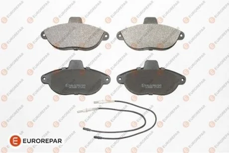 Колодки тормозные дисковые (комплект 4 шт.)) EUROREPAR 1617250580