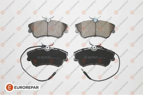 Колодки гальмівні дискові (комплект 4 шт) EUROREPAR 1617254680