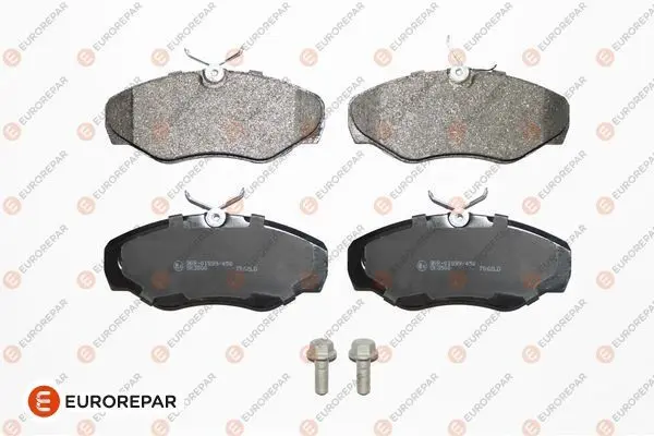 Колодки гальмівні дискові (комплект 4 шт) EUROREPAR 1617258080 (фото 1)