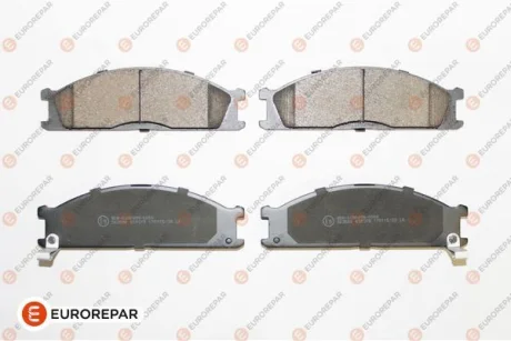 Колодки гальмівні дискові (комплект 4 шт) EUROREPAR 1617265880
