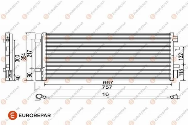 E:A/C CONDENS EUROREPAR 1618099780 (фото 1)
