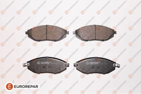 Колодки гальмівні дискові (комплект 4 шт) EUROREPAR 1623056380