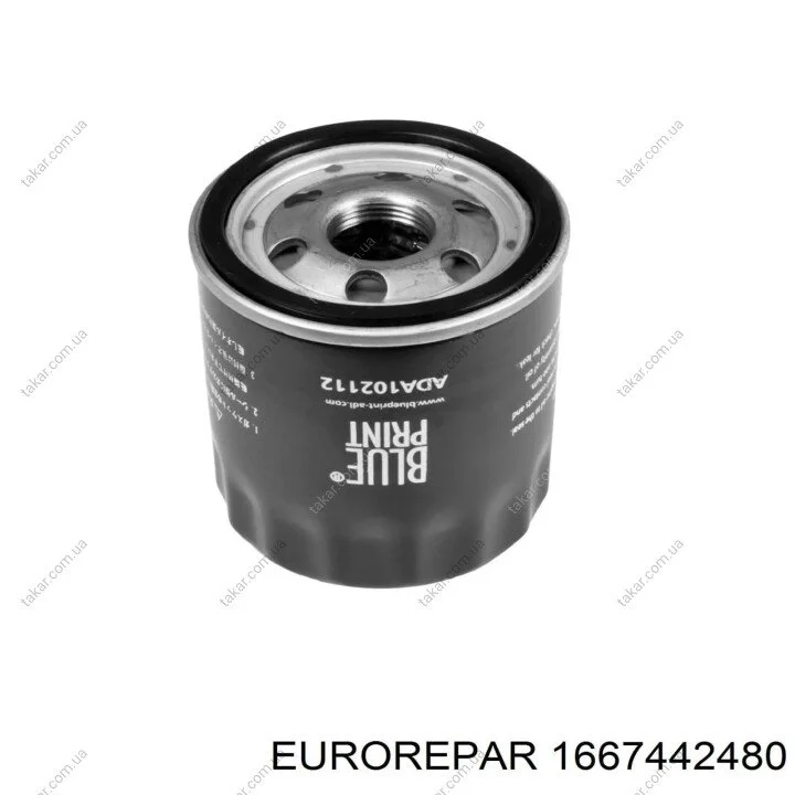 Масляный фильтр винт накручеваемый EUROREPAR 1667442480 (фото 1)