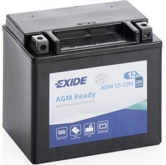 Стартерна акумуляторна батарея EXIDE AGM12-12M