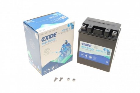 Стартерная батарея (аккумулятор) EXIDE AGM12-14 (фото 1)