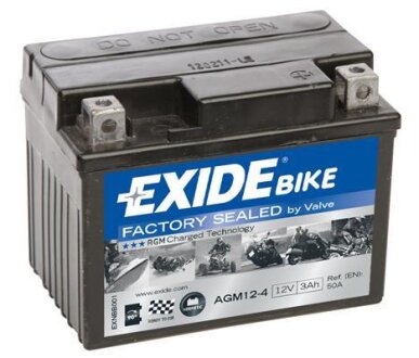 Акумулятор EXIDE AGM12-4