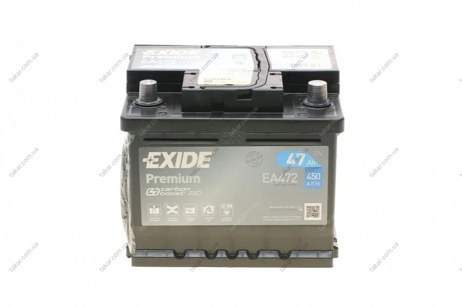 Аккумулятор EXIDE EA472 (фото 1)