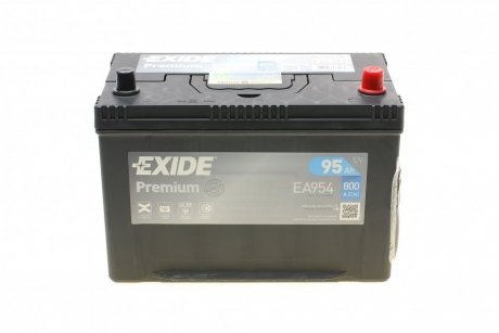 Аккумулятор 95Ah-12v PREMIUM (302х171х222), R, EN800 Азия EXIDE EA954