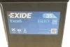 Акумулятор 12V/35Ah/240 (L+) (187х127х220) EXIDE EB357 (фото 6)
