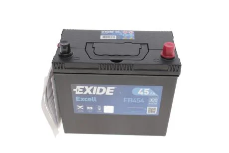 Акумулятор 45Ah-12v Exide EXCELL (234х127х220), R, EN330 Азія EXIDE EB454