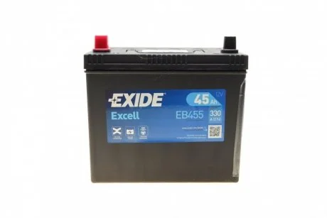 Аккумулятор 45Ah-12v Exide EXCELL (234х127х220), L, EN330 Азия EXIDE EB455