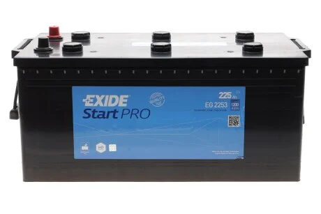 Акумулятор 225Ah-12v Exide Start PRO (518х279х240),полярність зворотна (3),EN1200 EXIDE EG2253