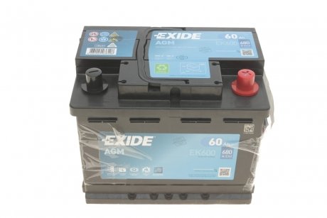 Аккумулятор EXIDE EK600