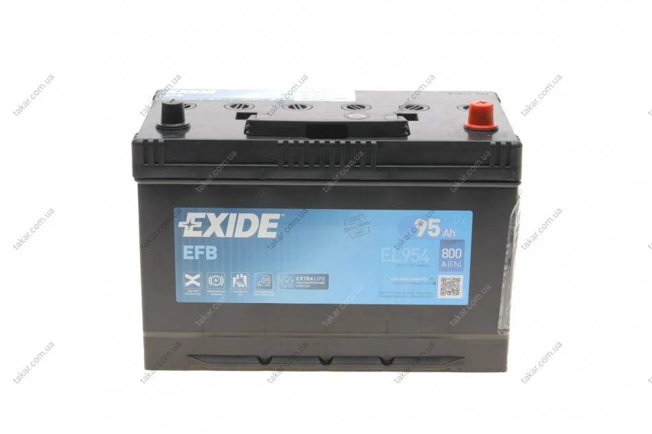 Акумуляторна батарея Exide EFB 6 CT-95 EXIDE EL954 (фото 1)