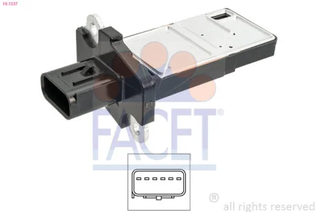 Подшипник ступицы передней FACET 10.1337