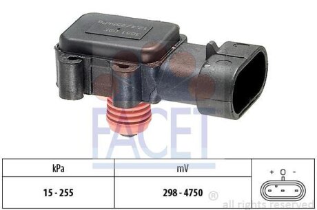 Датчик тиску повітря FACET 10.3051