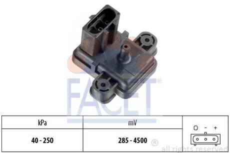Датчик тиску повітря FACET 10.3059