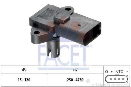 Датчик тиску повітря FACET 10.3074