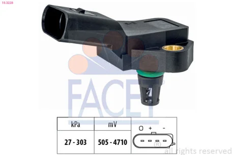 Датчик детонации FACET 10.3228