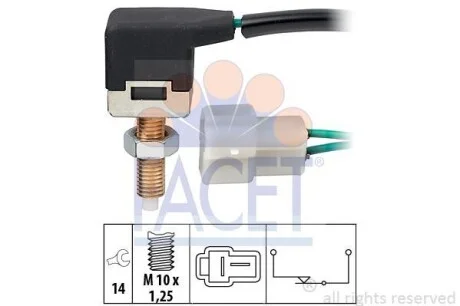 Датчик включения стоп сигнала FACET 7.1057