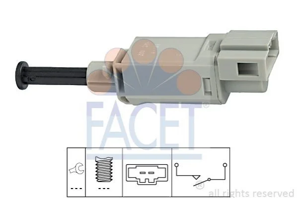 Выключатель стоп-сигнала механический FACET 7.1152 (фото 1)