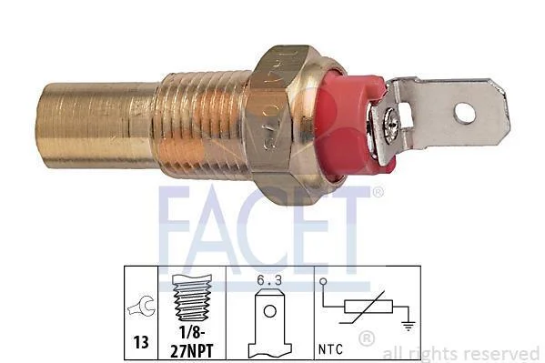 Датчик температури (в-во Facet) FACET 7.3115 (фото 1)