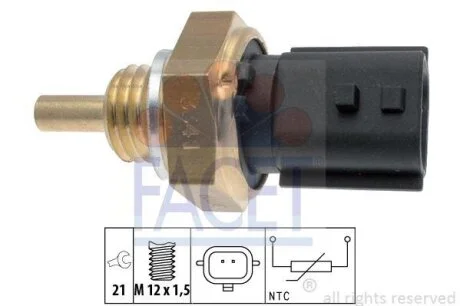Датчик температури (в-во Facet) FACET 7.3341