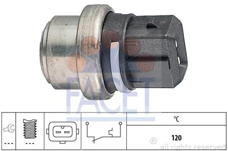 Термовимикач, сигнальна лампа охолоджуючої рідини FACET 7.4074
