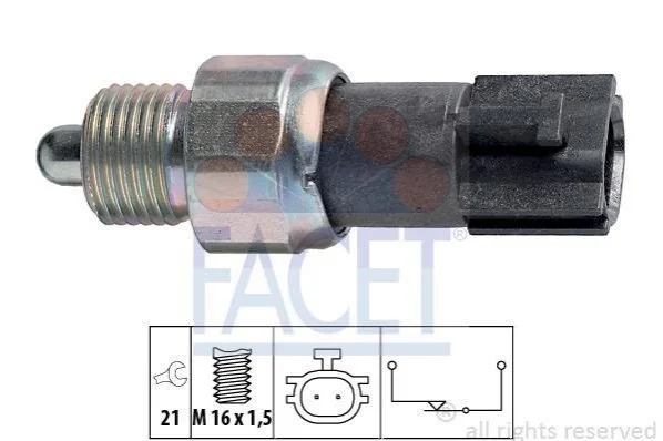 Датчик увімкнення ліхтарів заднього ходу FACET 7.6232 (фото 1)