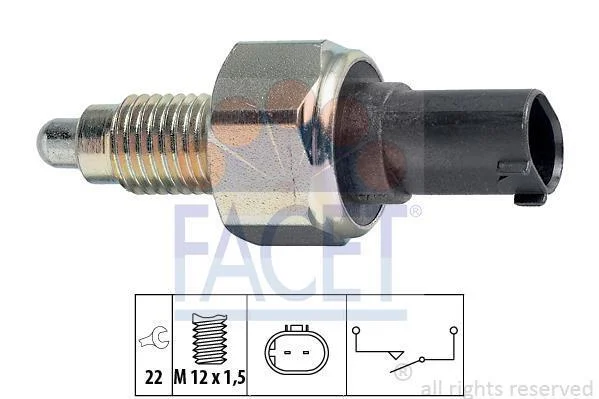 Вимикач, фара заднього ходу (вир-во Facet) FACET 7.6252 (фото 1)