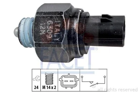 Датчик включения фонарей заднего хода FACET 7.6309