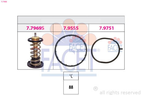 Термостат FACET 7.7988