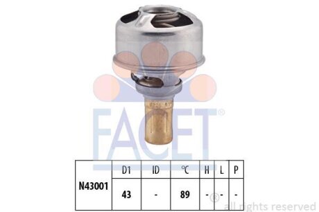 Термостат, охолоджуюча рідина FACET 7.8246