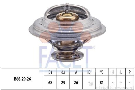 Термостат, охолоджуюча рідина FACET 7.8250S
