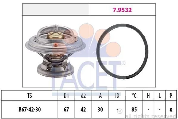 Термостат, охолоджуюча рідина (вир-во Facet) FACET 7.8280 (фото 1)