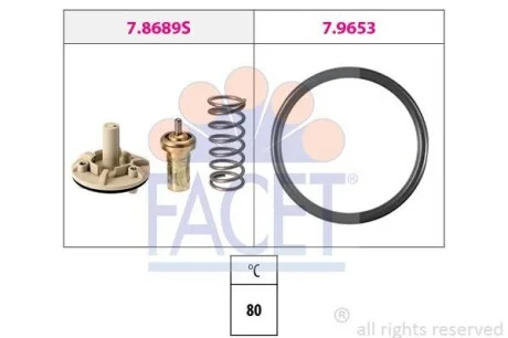 Термостат 80 °C FACET 7.8689