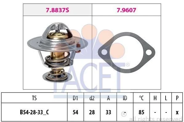Термостат, охолоджуюча рідина (вир-во Facet) FACET 7.8838 (фото 1)