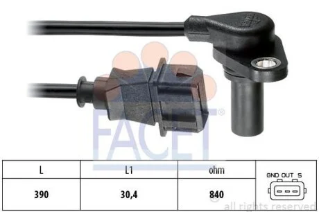 Датчик імпульсів (вир-во Facet) FACET 9.0204