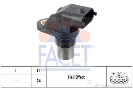 Датчик распредвала FACET 9.0344