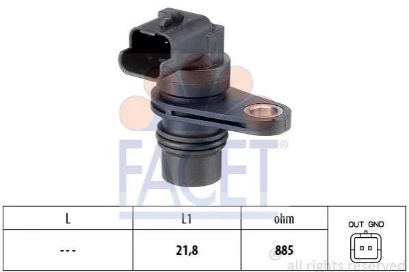 Датчик скорости FACET 9.0487 (фото 1)