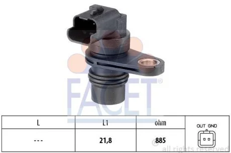 Датчик скорости FACET 9.0487