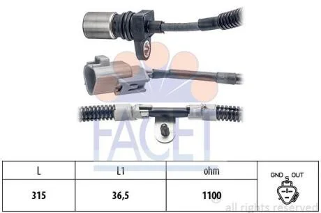 Датчик детонації FACET 9.0502