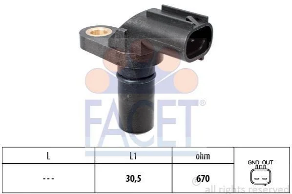 Датчик скорости FACET 9.0522 (фото 1)