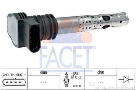 Котушка запалювання FACET 9.6329