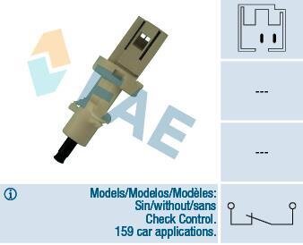 Вимикач ліхтаря сигналу гальмування FAE 24400