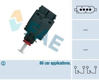 Вимикач ліхтаря сигналу гальмування (вир-во) FAE 24530