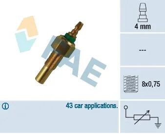 Датчик температури охолоджуючої рідини (вир-во) FAE 32170