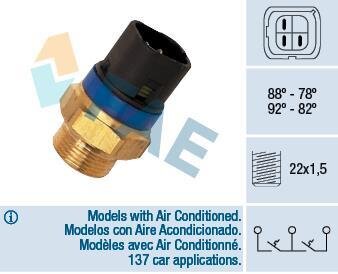 Термовимикач, вентилятор радіатора FAE 38110