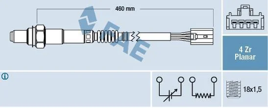 Датчик кисню (вир-во) FAE 77417 (фото 1)